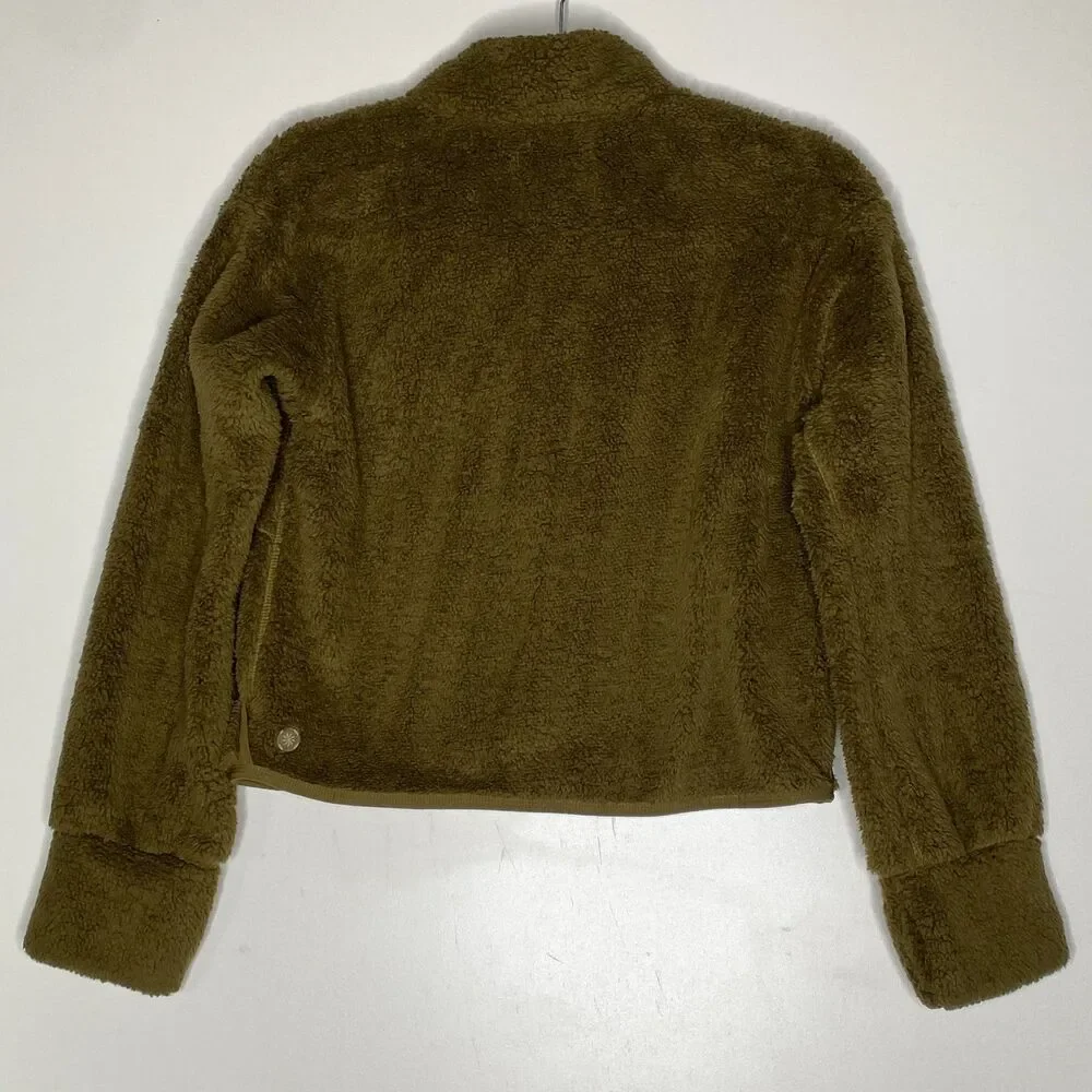 Athleta 2023 So Toasty High Pile Fleece Sherpa Jacket Girl's Size 12
